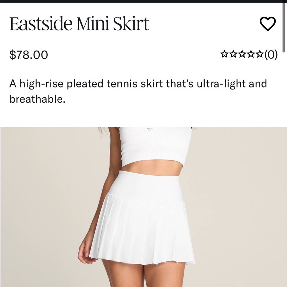 Wilson Tennis Skirt 🤍 BRAND NEW
